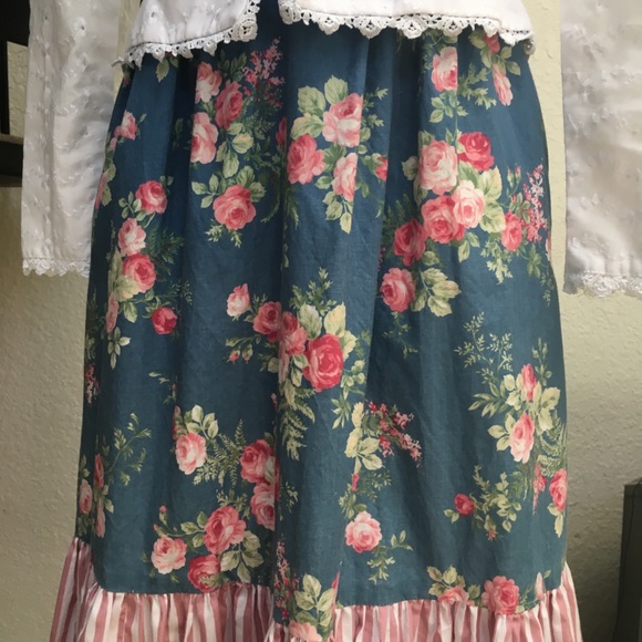 Princess Kaiulani Vintage Prairie Dress 1970s 70s - Picture 5 of 16